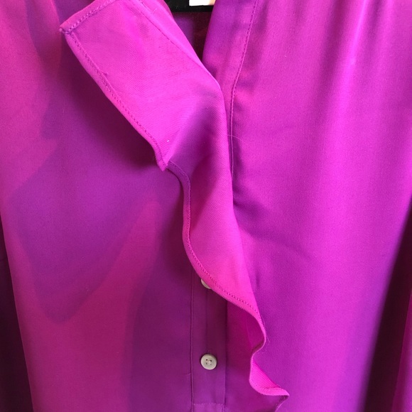 Banana Republic purple sleeveless blouse - Picture 3 of 4